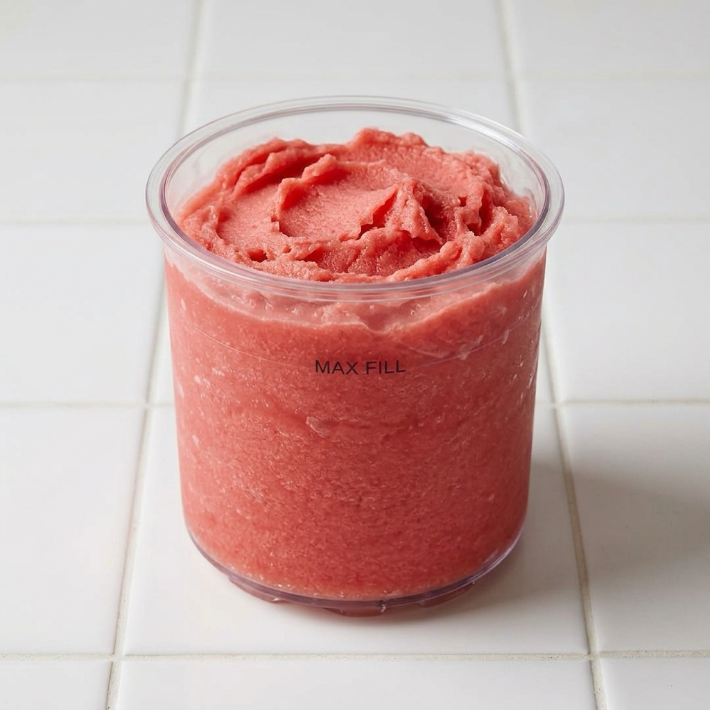 La pint con Sorbetto Anguria "Light" appena mantecato