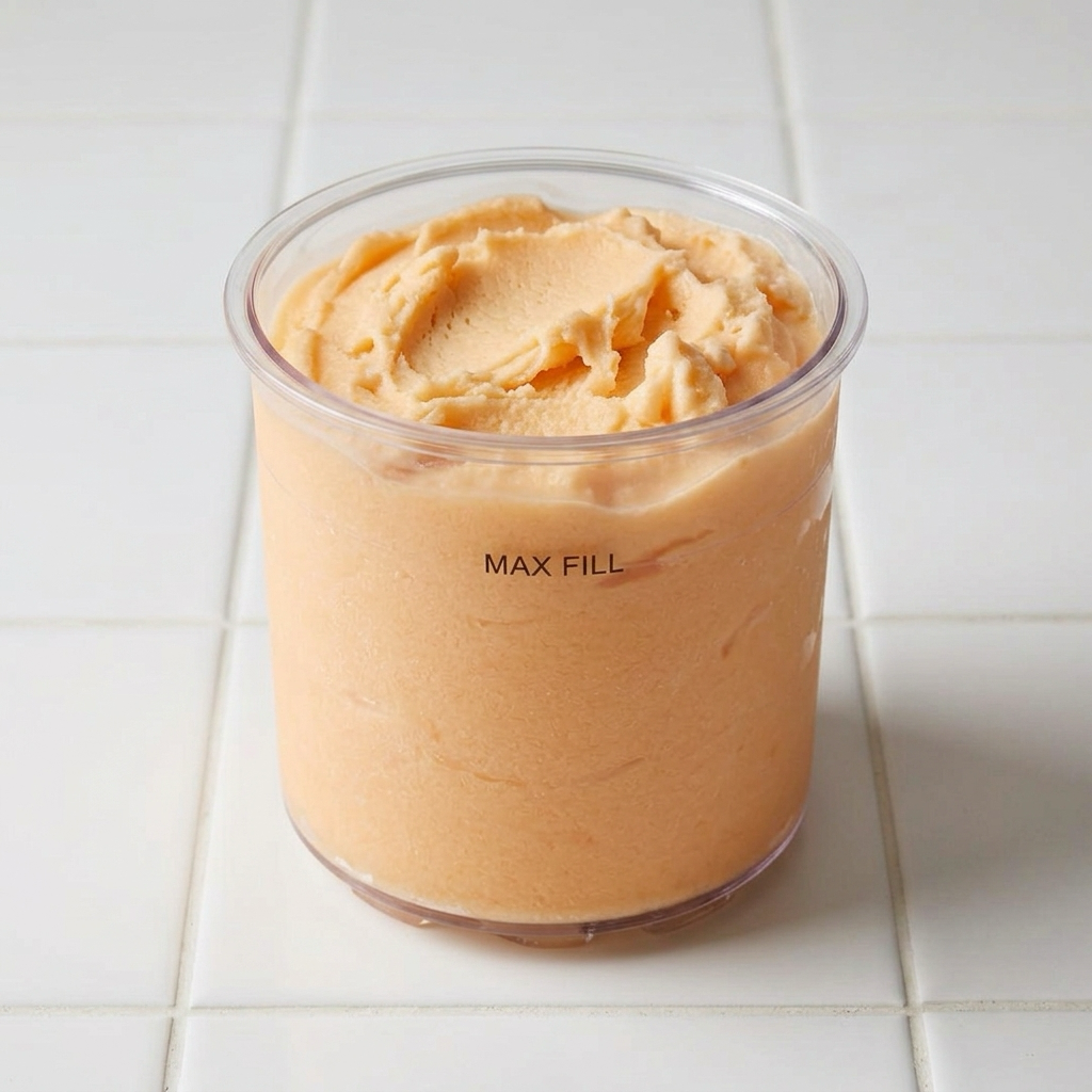 La pint con Sorbetto Melone "Light" appena mantecato